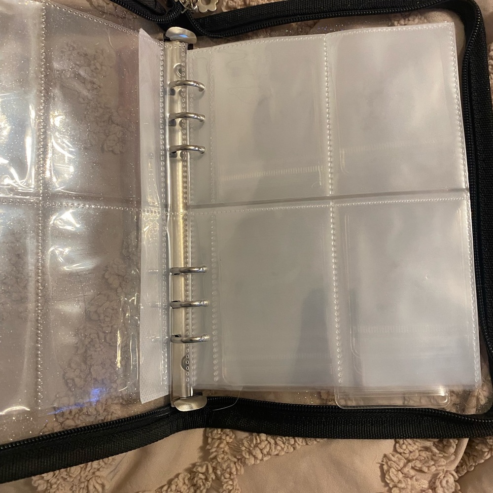 Black Card Holder Binder